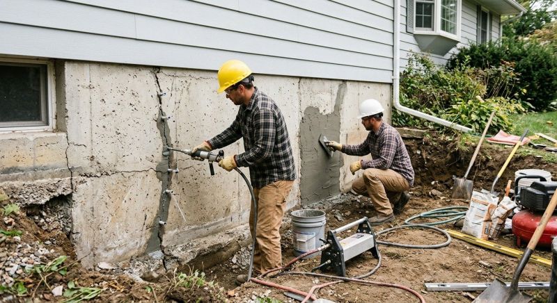 Basement Foundation Repair in Dallas, NC