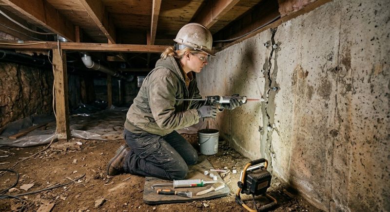 Basement Foundation Repair in Shelby, NC