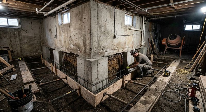 Basement Underpinning in Shelby, NC