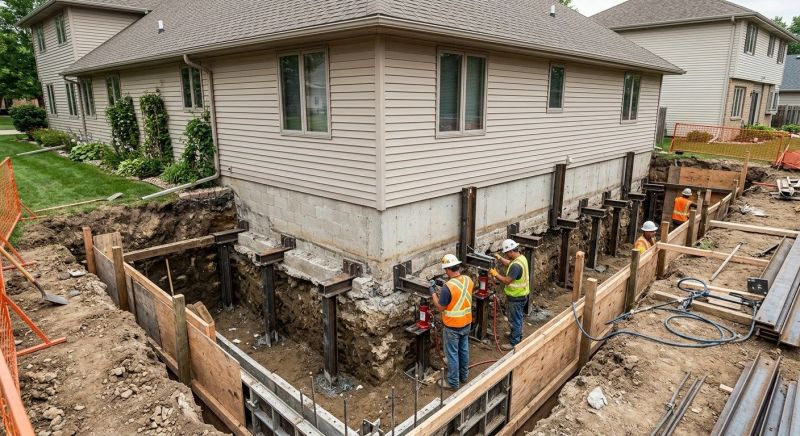 Basement Underpinning in Shelby, NC