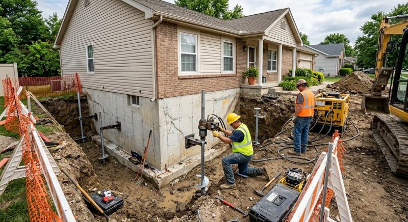 Building Foundation Repair in Clover, SC