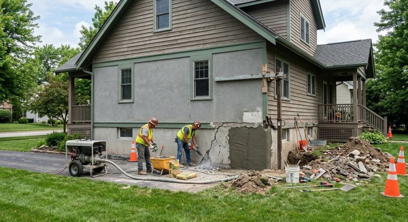 Building Foundation Repair in Shelby, NC
