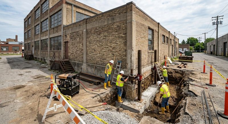 Commercial Foundation Repair in Shelby, NC