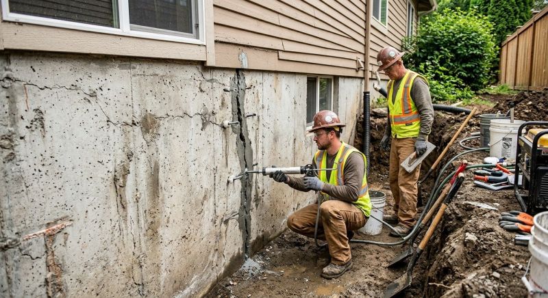 Cracked Foundation Repair in Rutherford County, NC