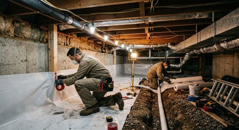 Crawl Space Leveling in Shelby, NC
