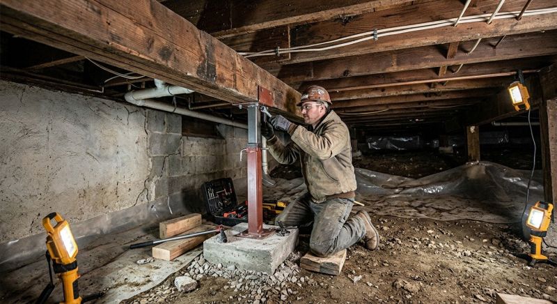 Crawlspace Foundation Repair in Bessemer City, NC