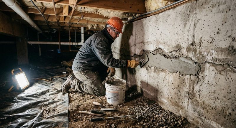 Crawlspace Foundation Repair in Rutherford County, NC
