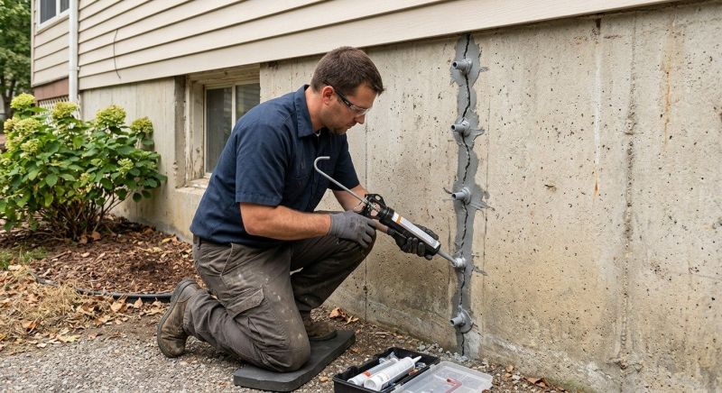 Foundation Crack Sealing in Shelby, NC