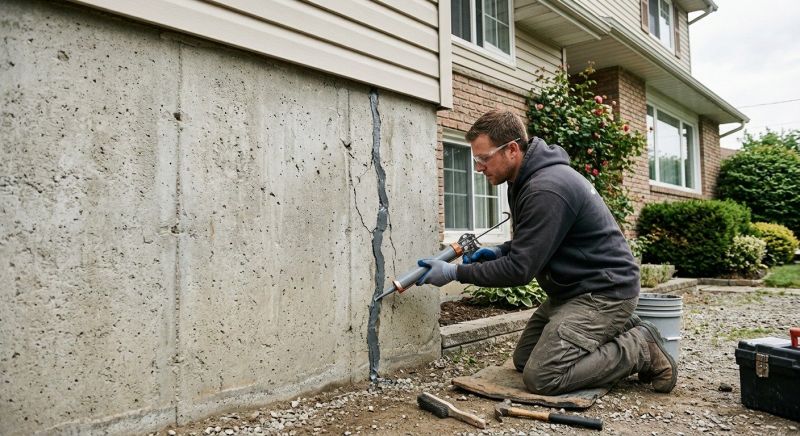 Foundation Crack Sealing in Shelby, NC