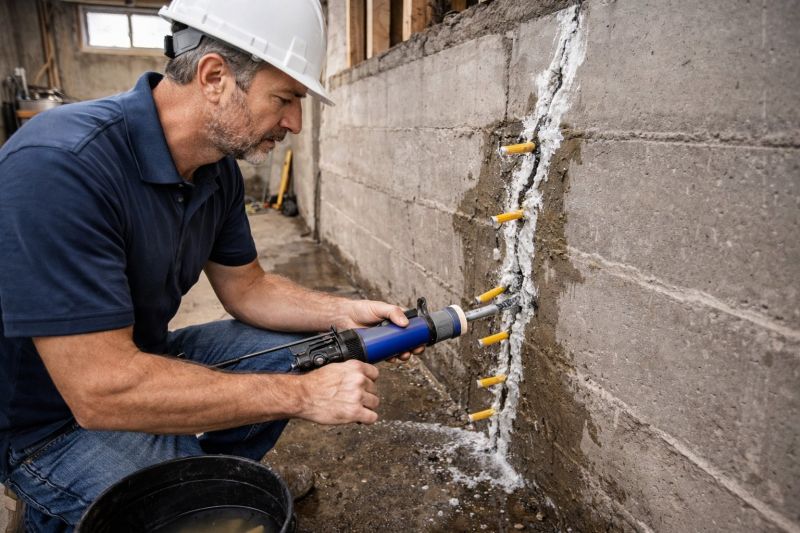 Foundation Crack Sealing in Shelby, NC