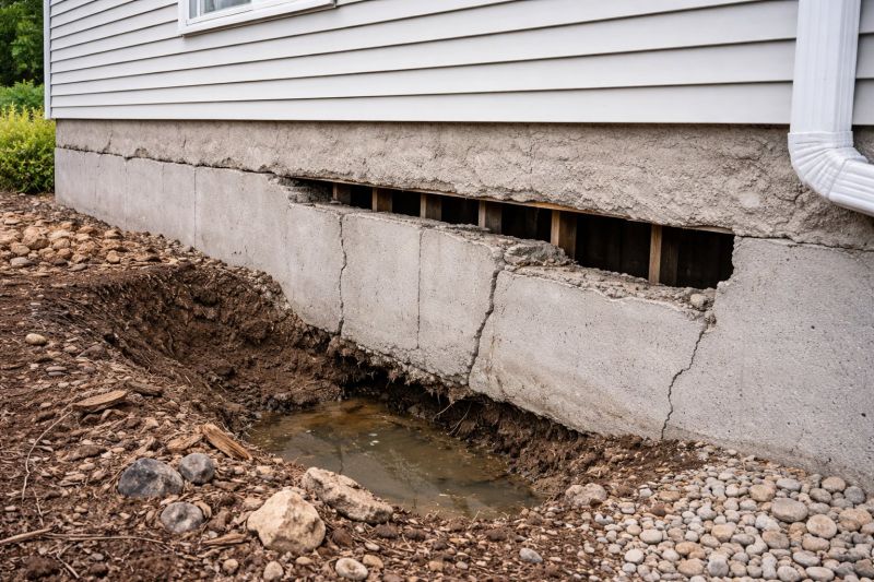 Foundation Damage Repair in Rutherford County, NC