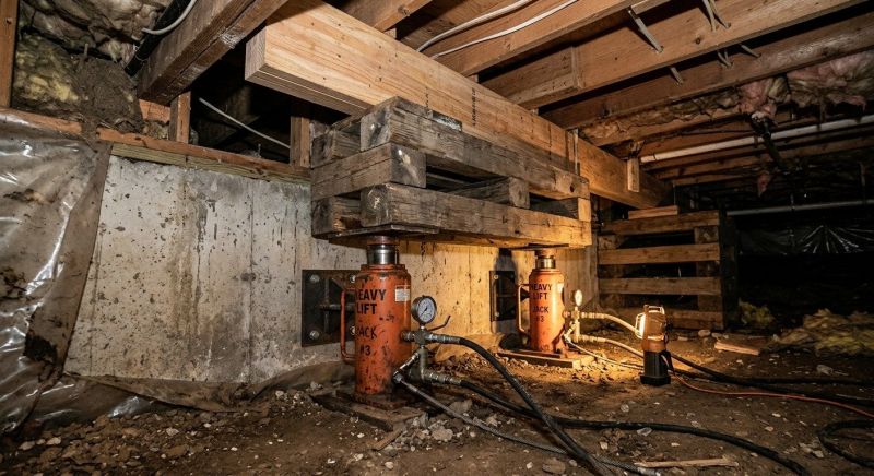 Foundation Jacking in Clover, SC