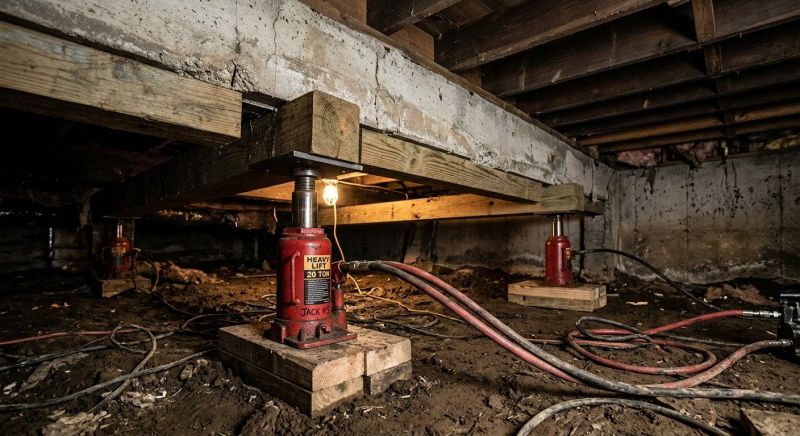 Foundation Jacking in Henrietta, NC