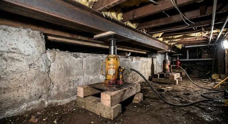 Foundation Jacking in Kings Mountain, NC
