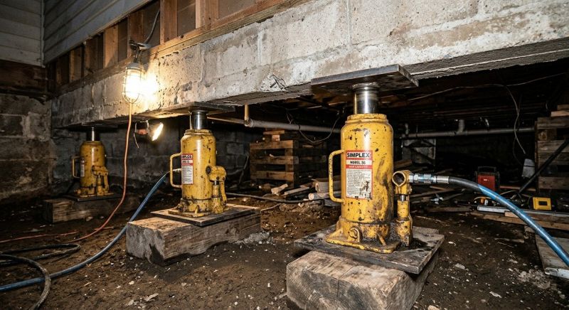 Foundation Jacking in Lincoln County, NC