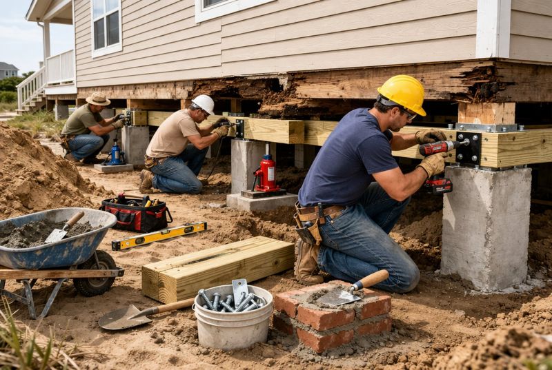Foundation Raising in Bessemer City, NC