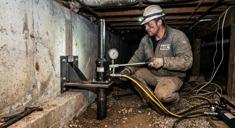 Settling Foundation Service in Lincolnton, NC