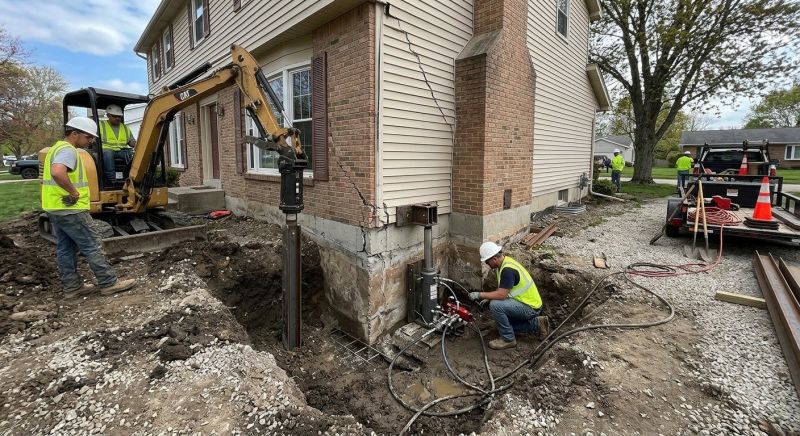 Sinking Foundation Repair in Bessemer City, NC