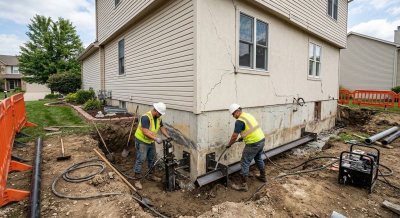 Sinking Foundation Repair in Bostic, NC