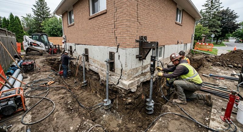 Sinking Foundation Repair in Cowpens, SC