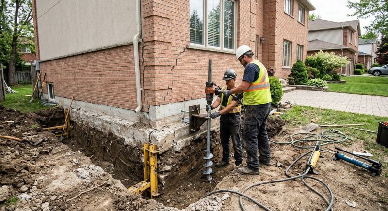 Sinking Foundation Repair in Kings Mountain, NC