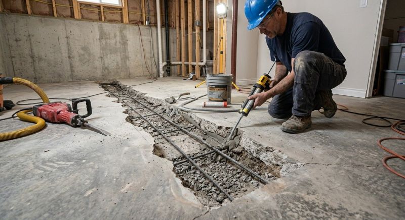 Slab Foundation Repair in Shelby, NC