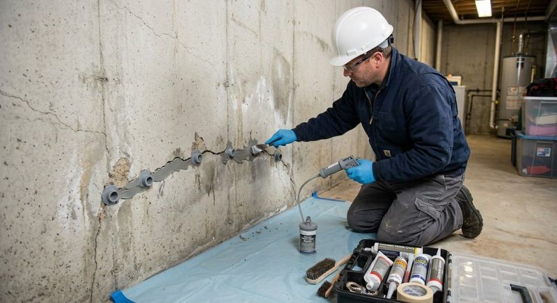 Structural Crack Repair in Shelby, NC