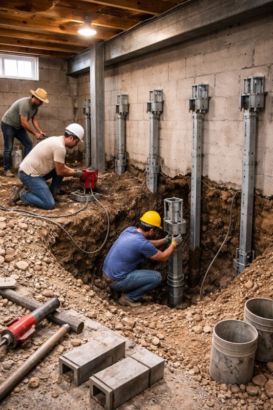 Structural Underpinning in Shelby, NC