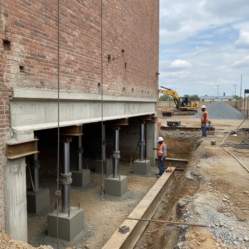 Structural Underpinning in Shelby, NC