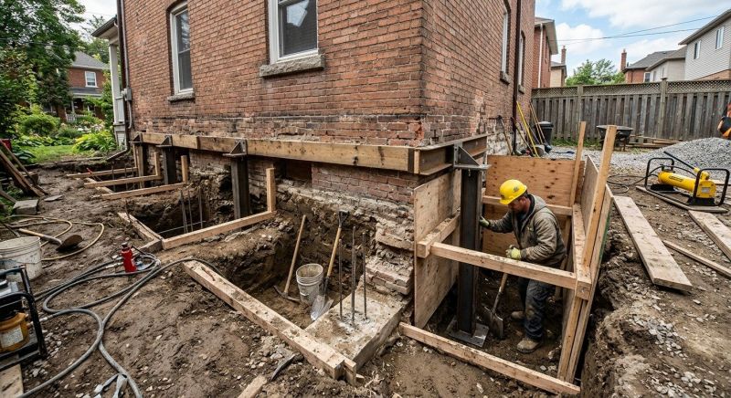 Structural Underpinning in Shelby, NC